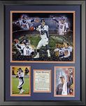 NFL 2015 Super Bowl 50 Champions Peyton Manning Legends Never Die Framed Photo Collage, Unisex, 19964U, Black, 16"X20"