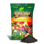 SJ Organics Vermicompost For Plants - 20 Kg | Odorless Fertilizer Powder | Ready to Use Organic Manure | Fertilizers for Plant Home Garden | Enriched Plant Food Fertilisers | Compost for Indoor plants