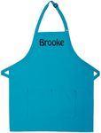 Made in the USA Personalized Embroidered Premium Adult Apron for Men Women Fathers Mothers Day Kitchen BBQ Grilling Gift