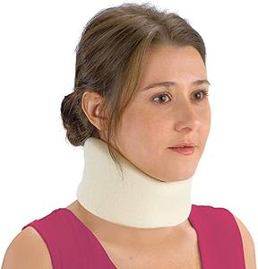 DMI Foam Cervical Collar Comfort Neck Support, Medium, 3-Inch Width, White