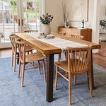 Devoko Home Acacia Wood Dining Tabl