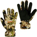 Men’s Insulated Hunting Gloves Waterproof Camo Gloves for Cold Weather Outdoor Activities HG02M