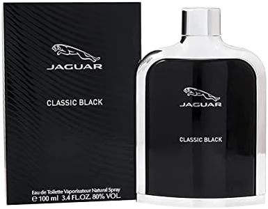 JAGUAR Classic Black Eau de Toilette Spray for Men, 100 ml (10001096)