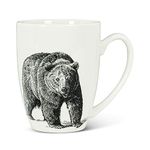 Abbott Collection Home 27-Sketch-Bear Abbott Collection Pen & Ink Bear Mug