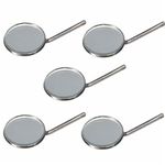 Forgesy10pcs Dental Mouth Mirror Reflector Odontoscope Dentist Equipment Stainless Steel Dental Mouth Mirror Only