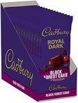 CADBURY ROYAL DARK Black Forest Cake Dark Chocolate Candy Bars, 3.5 oz (14 Count)