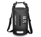 Dry Bag 5L/10L/20L/30L Wet Bag Waterproof Bag with Phone Pouch Double Shoulder Strap Backpack for Travelling Fishing Cycling Kayaking Swimming Boating Beach