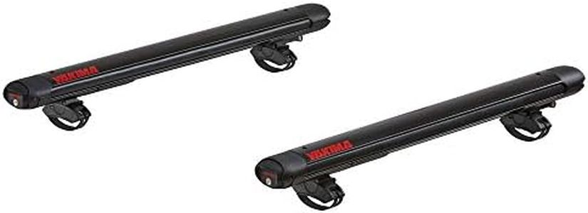 Yakima Ski/Snowboard Universal Car Roof Rack for 6 Ski Pairs/4 Boards, FatCat EVO 6, Black