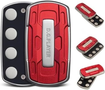 D.G.PLAYER Fidget Toys Adults - Sound & Silent Handheld Cool Fidget Slider - Metal Sensory Toys for Adults Stress Relief, Focused, Anxiety, Time Passing - Travel, Classroom, Office, Car, Home (Red)