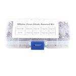 200pcs 10Values 1W Zener Diode Assortment Kit with Clear Box 1N4728~1N4737