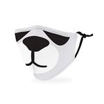 Weddingstar 3-Ply Kid's Washable Cloth Face Mask Reusable and Adjustable with Filter Pocket - Panda