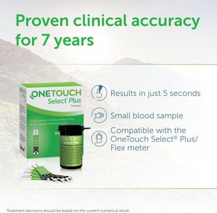 OneTouch Select Plus Flex Glucose Meter – Blood Sugar Monitor