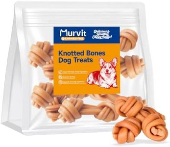 MURVIT Rawhide-Free Beef Dog Chew Treats for Small/Medium Dogs 28 Ct, 4.2lb