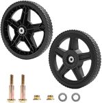 Parts Camp Push Mower Wheel kits Lawn Mower 12 inch Wheels for Push Mower Pressure Washer(Set of 2)