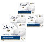 Dove Orginal Beauty Cream Bar 3 in 1 Cleanses, Moisturises and Nourishes Sulphate-Free Bath Soap for Soft and Smooth Skin, Suitable for Daily Use, 90g (Buy 48)