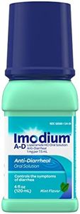 Imodium A-D Liquid Anti-Diarrheal Medicine with Loperamide Hydrochloride to Help Control Symptoms of Diarrhea Due to Acute, Active & Traveler's Diarrhea, Mint Flavor, 4 fl. oz