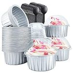 Cupcake Liners with Dome Lids 50 Pa