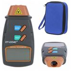 NAMVO Digital Photo Tachometer Handheld Non-Contact LCD Display Motor Speed Meter