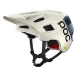 POC Kortal Race MIPS - Advanced trail, enduro and all-mountain bike helmet with a highly efficient ventilation design, Selentine Off-White/Calcite Blue Matt