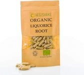 Organic Liquorice Root HPMC Capsule 740mg Glycyrrhizin Supplements Anti-Inflammatory Digestion Colon Cleanse Vegan Halal Kosher (90 Capsules)