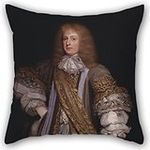 slimmingpiggy The oil painting John Michael Wright - Sir John Corbet of Adderley pillow covers of ,16 x 16 inches / 40 by 40 cm decoration,gift for home theater,office,divan,pub,lounge,car seat (twi