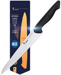 DALSTRONG Titan Forge Serrated Utility Knife - 6" (15 cm) - Pro Series Knives - 7CR17MOV High-Carbon Steel - Full Tang - NSF Certified