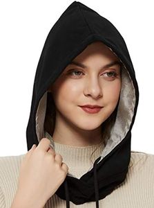 Radia Smart ® EMF Protection Hood, Faraday Hat, 5G Anti-Radiation, RF Shielding, WiFi Shield, Brain Coat, Black, Black, One Size