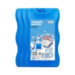 STERUN Freezer Blocks Family Pack Reusable - Keeps Food and Drink Cooler for Hours Ice Blocks for Lunch Boxes Outdoor Picnic, Camping (3 Pack)