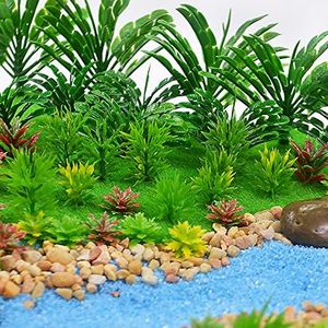 110pcs Model Plants Miniature Toy Trees Train Scenery Diorama Trees Model Scenery Railway Park Garden Scene Architecture Wargame Trees Model