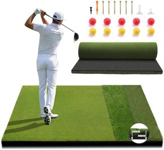 Fanshaw Premium Dual Golf Mat 6x4FT 45mm Thickened for Practice