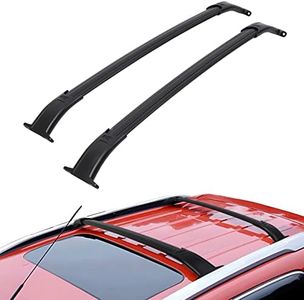 MERXENG Car Roof Rack Cross Bars, for 2015-2020 Chevrolet Suburban & Tahoe with Grooved Side Rails, Aluminum Cross Bar Replacement for Rooftop Cargo Carrier Bag Kayak Bike Snowboard