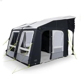 DOMETIC Rally Air Pro 330 Drive Away aufblasbares Reisemobilvorzelt, Schwarz, PORTABLE_FREESTANDING_SHELTER, Campen, Outdoor-Events, Vinyl, Kunststoff, Aluminium, Wasserfest, Zelt