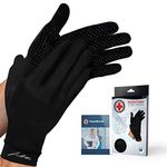 Full Length Copper Arthritis Compression Gloves for Women and Men, Carpal Tunnel Gloves, Hand Brace for Arthritis Pain and Support by Dr. Arthritis (Medium)