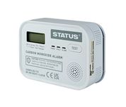 STATUS Monoxide Alarm | Home Carbon Monoxide Detector including Batteries | SDCMA3XAA1PB4