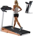 Cardirun Folding Treadmill with Incline, 350 LBS Capacity & 7.6 MPH, 3.0HP Quiet Treadmills for Home Small with Pulse Sensor and Bluetooth Speaker, 12 Preset Programs, App & Voice Control, LED Display