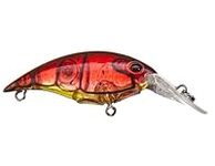 Berkley Money Badger Fishing Lure, Ghost Red Craw, 1/3 oz, 2.5in | 6.25cm, Hybrid Baitfish-Crayfish Design, Patented FlashDisc Technology, Equipped with Sharp Fusion19 Hooks