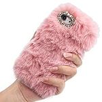 Fluffy Rabbit Fur Case for iPod Tou