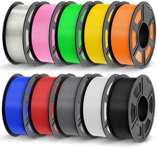 JAYO PETG Filament 1.75mm Bundle 11KG, Strong Toughness PETG 3D Printer Filament, Fits for Most FDM 3D Printers (Black, White, Gray, Blue, Red, Green, Orange, Yellow, Pink, Transparent)