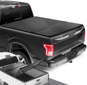 DNA Motoring TTC-HARD-014 Truck Bed Top Hard Solid Tri-Fold Tonneau Cover Compatible with 15-20 Ford F150 6.5Ft Fleetside Bed