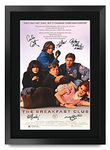 HWC Trading A3 FR The Breakfast Club Movie Poster The Cast Signed Gift FRAMED A3 Printed Autograph Film Gifts Print Photo Picture Display…