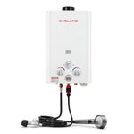 Tankless Water Heater, GASLAND Outdoors BE264 10L 2.64GPM Portable Gas Water Heater, Energy-efficient Propane Water Heater for RV Camping Cabin Barn Boat, Overheating Protection, Easy Installation