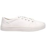 TOMS Women's, Alex Sneaker, White Leather, 9.5