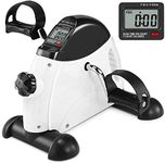 Pedal Exerciser Mini Exercise Bike for Leg and Arm Low Impact Exercise Light Weight and Portable Home Exerciser