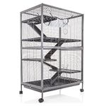 Rodent Cage by Cozy Pet 11mm Bar Spacing for Rat, Ferret, Chinchilla, Degu or other Small Pets, Large Rodent Cage RC05