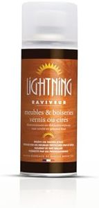 Raviveur Rénovateur Universel meubles et bois 400ML - Nettoyant Sol et bois verni ou ciré LIGHTNING (Flacon)