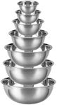 Mixing Bowls Set of 7, Stainless St