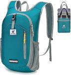 SKYSPER 10L Hiking Backpack Small Hiking Daypack Packable Lightweight Travel Day Pack for Women Men(Cyan)