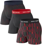 Pair of Thieves Super Fit Boxer Briefs for Men - Ultra Soft, Breathable, Quick-Dry Underwear with 4-Way Stretch (3 Pack)