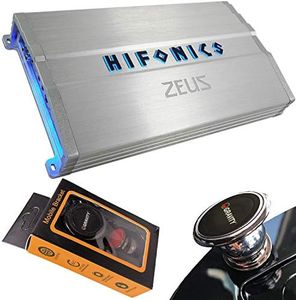 Hifonics ZG-1200.4 Zeus Gamma 1200 Watts 4-Channel Full Range Bridgeable Audio Amplifier Class A/B Amp for Car & Vehicles with Gravity Magnet Phone Holder Bundle