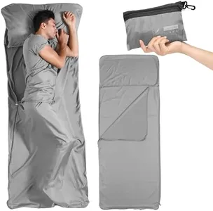 Skywin Sleeping Bag Liners for Airport - 6.89 x 2.30 Feet Sleeping Bag Liner Fleece, Travel Sheet Sleep Sack Airport Liner - Ultralight Sleeping Bag Liner, Cold Weather Sleeping Bag Sheet